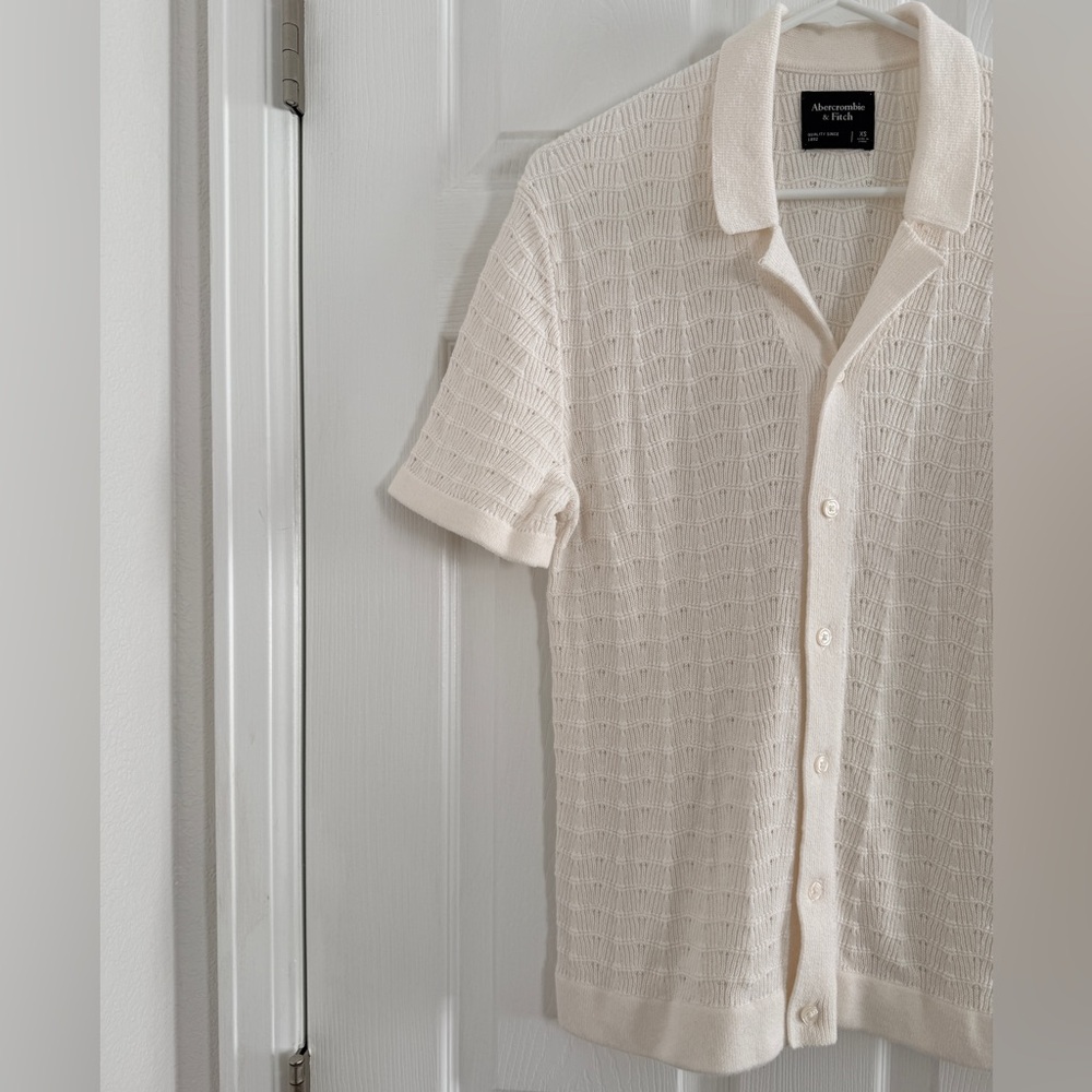 Abercrombie Button Down Sweater - image 3